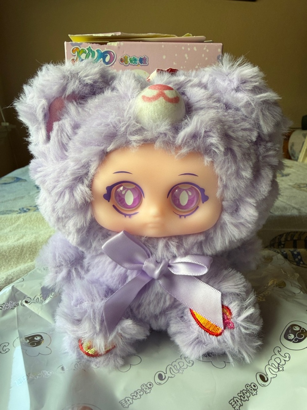 🧸🍭🧸 KIVO CANDY BEAR PLUSH BAG CHARM KEYCHAIN 🧸🍭🧸 NWT 🧸🍭🧸
